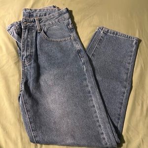 Flared wide leg jeans size small Petite